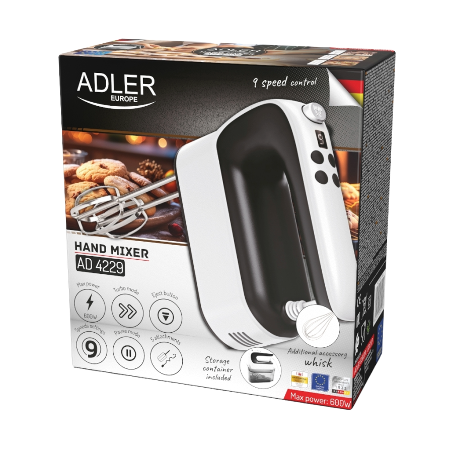 ADLER MIKSER RUČNI 600W AD 4229