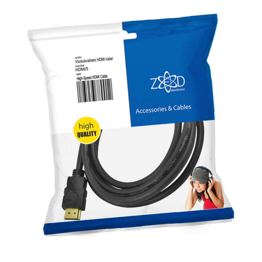 KABAL HDMI 5M 1.4V ZED HDMI/5