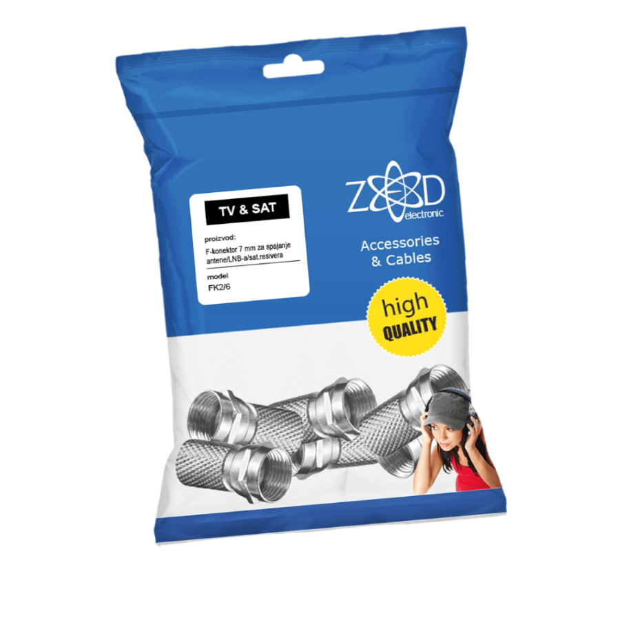 KONEKTOR F ZED FK2/6 BLISTER