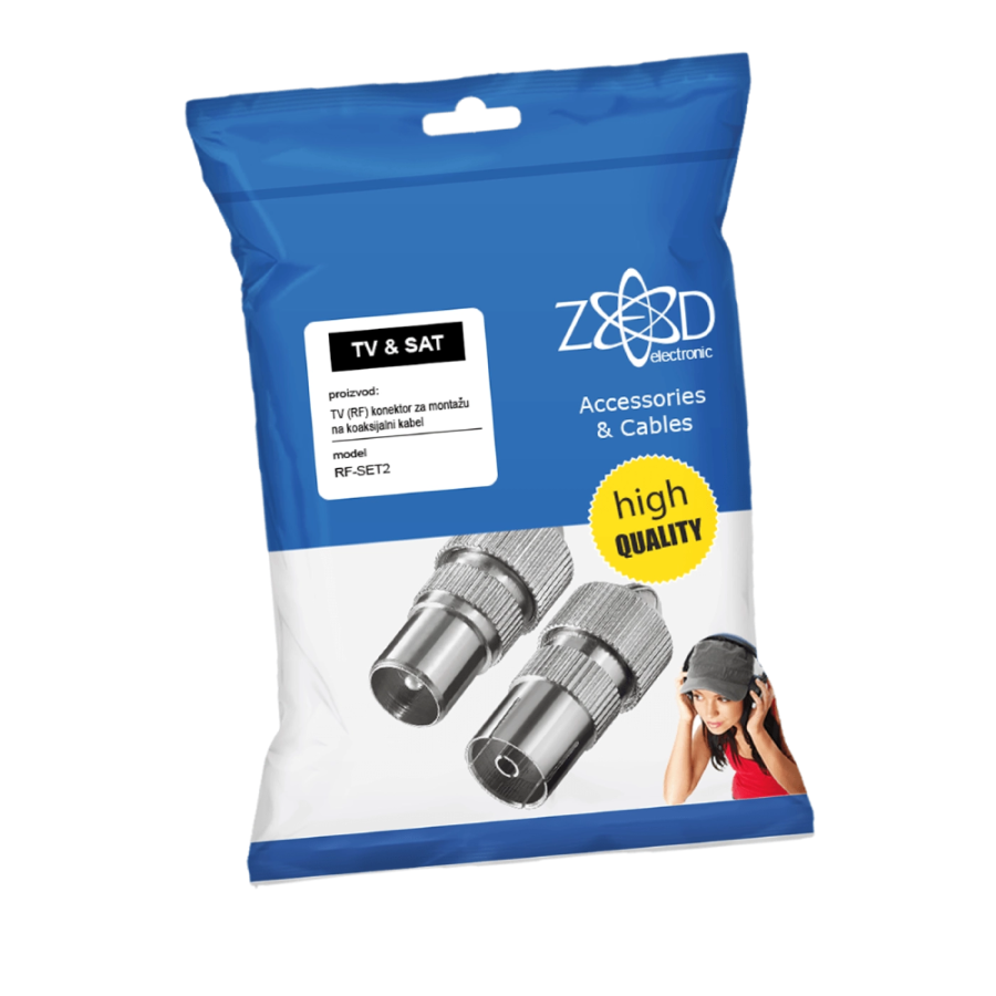 KONEKTOR RF I UTIČNICA RF-SET2 ZED/6017