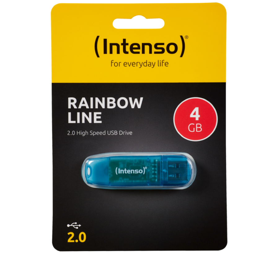 USB STICK 4GB 2.0 INTENSO RAINBOW