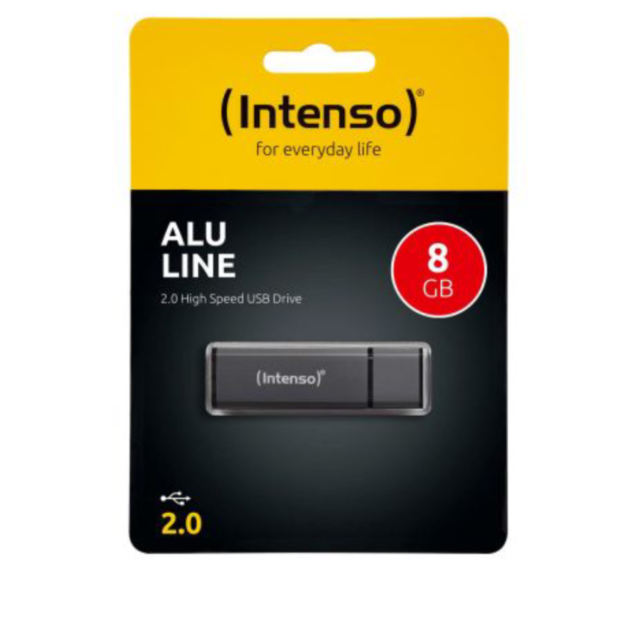 USB STICK 8GB 2.0 INTENSO ALU LINE