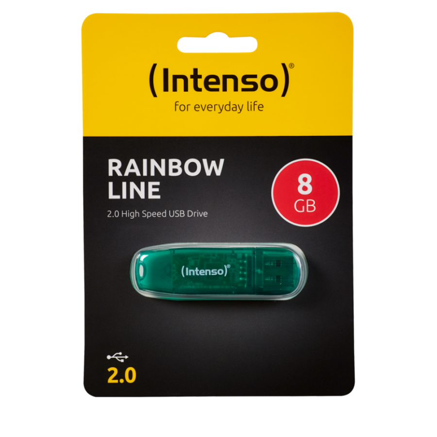 USB STICK 8GB 2.0 INTESO RAINBOW