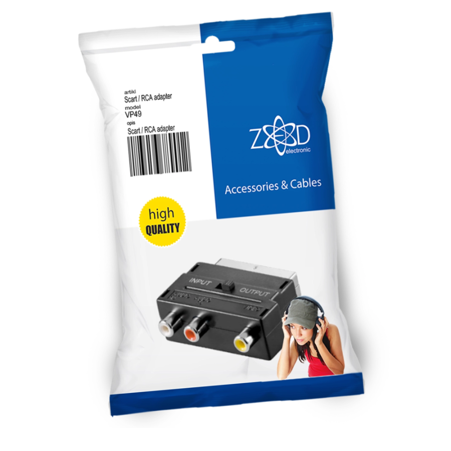 ADAPTER SCART ZED VP49