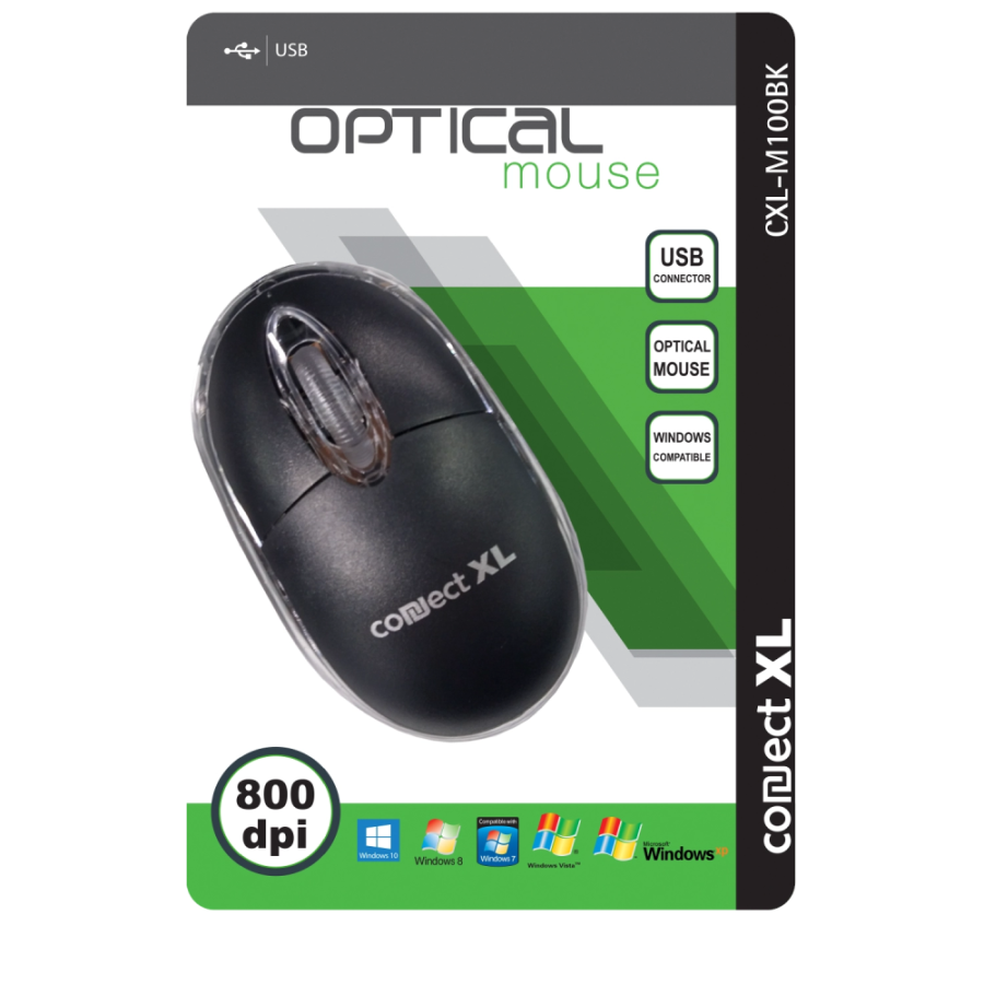 MIŠ OPTIČKI USB CONNECT XL CXL-M100BK