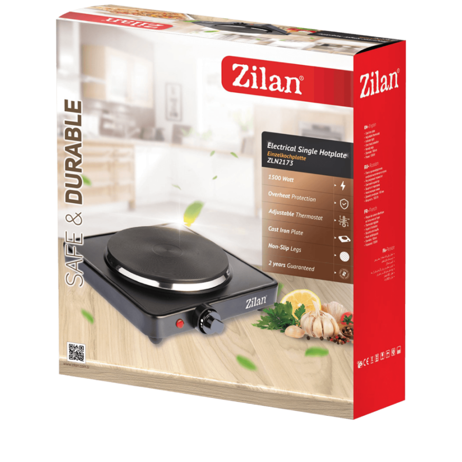 REŠO S JEDNOM RINGLOM 1500W ZILAN ZLN2173