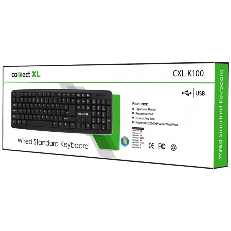 TASTATURA USB CONNECT XL CXL-K100
