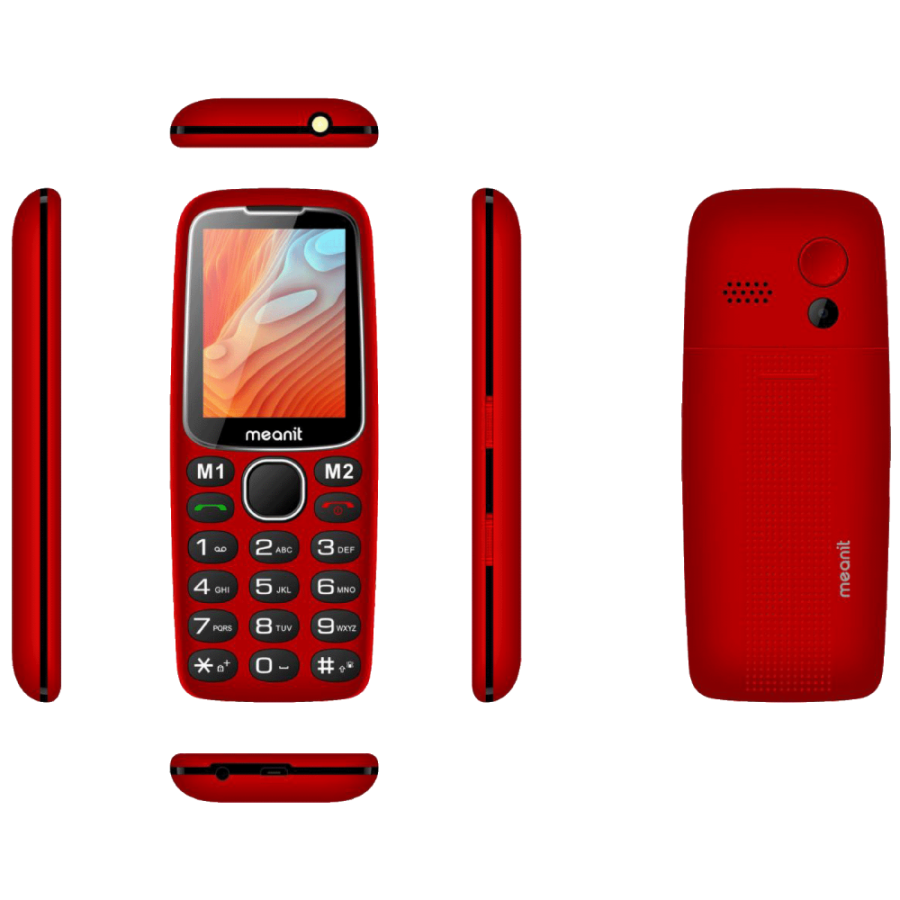 MOBITEL SENIOR 10 PLUS 2,4" CRVENI