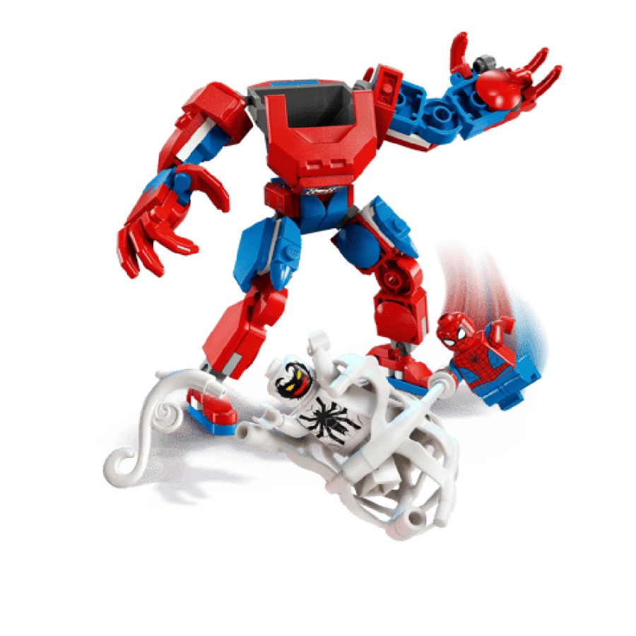 LEGO KOCKE   MEHANIČKI SPIDER-MAN PROTIV ANTI-VENOMA SUPER HEROES 76308