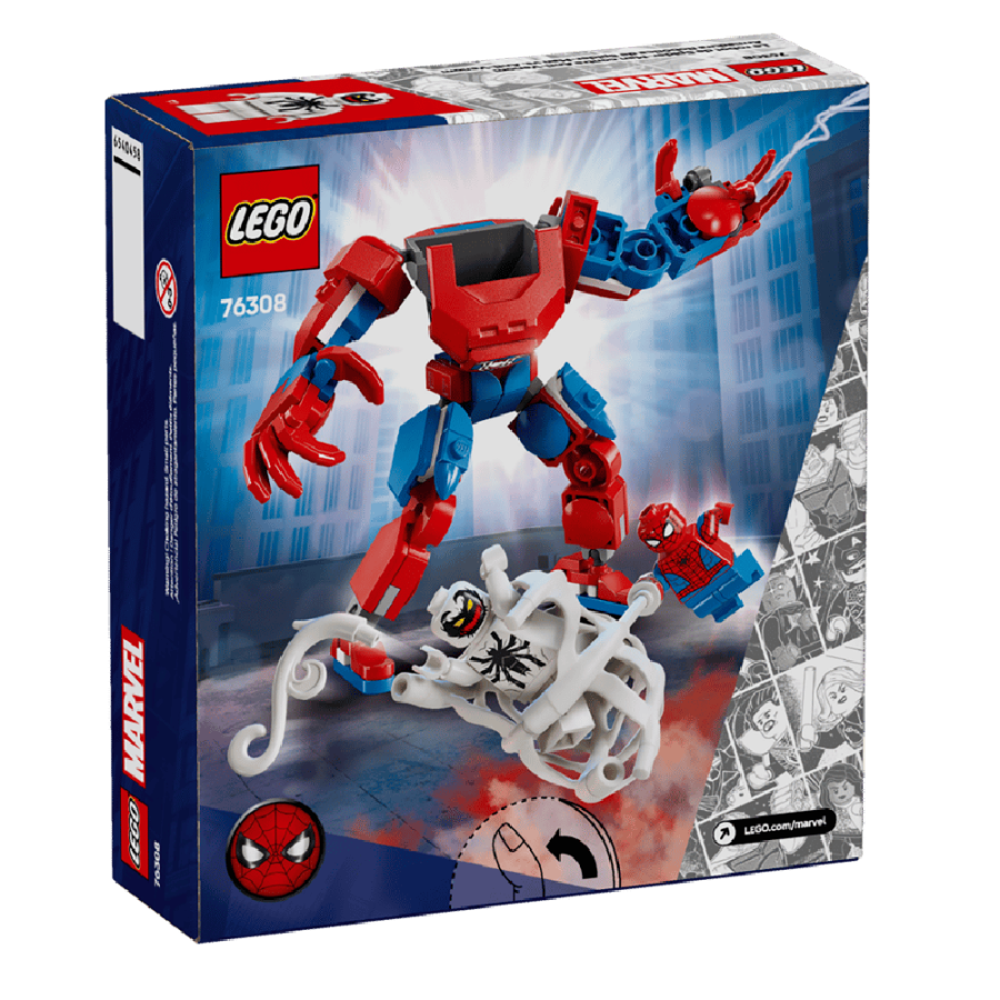 LEGO KOCKE   MEHANIČKI SPIDER-MAN PROTIV ANTI-VENOMA SUPER HEROES 76308