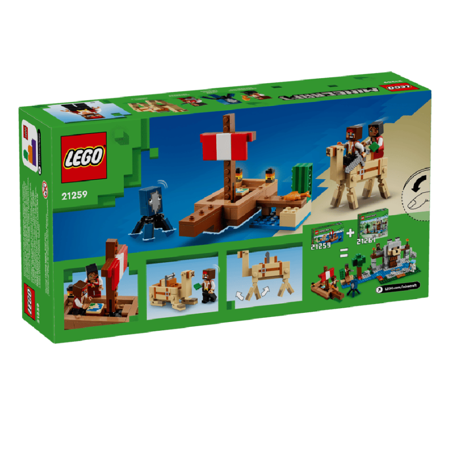 LEGO KOCKE  PUTOVANJE NA GUSARSKOM BRODU MINECRAFT 21259