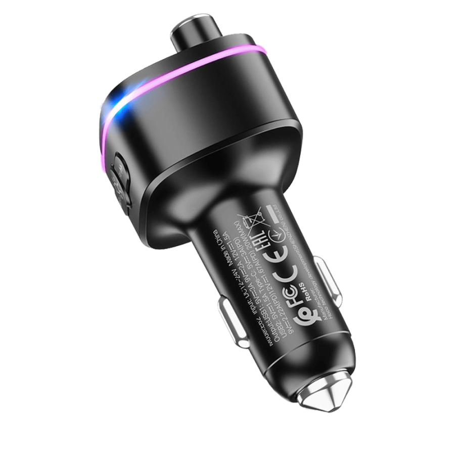 TRANSMITER HOCO E62 BLUETOOTH 12/24 2XUSB 1XUSB-C