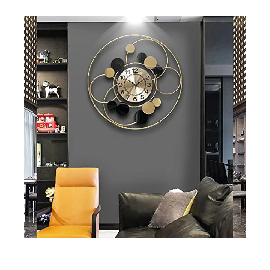 ZIDNI  SAT FI56CM MET. ZLATNI