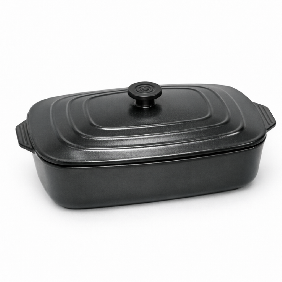 PEKAČ SA POKLOPCEM 38X23X7,5CM 3,8L