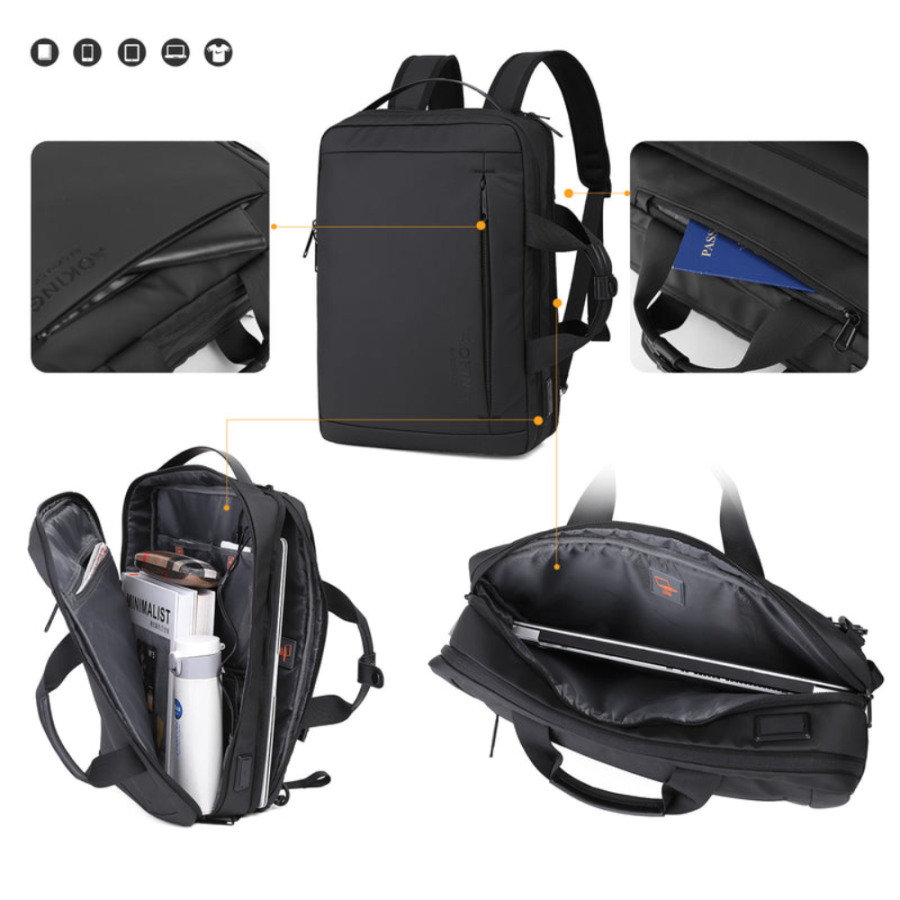 RUKSAK ZA LAPTOP AOKING SN4002 BLACK/GREY