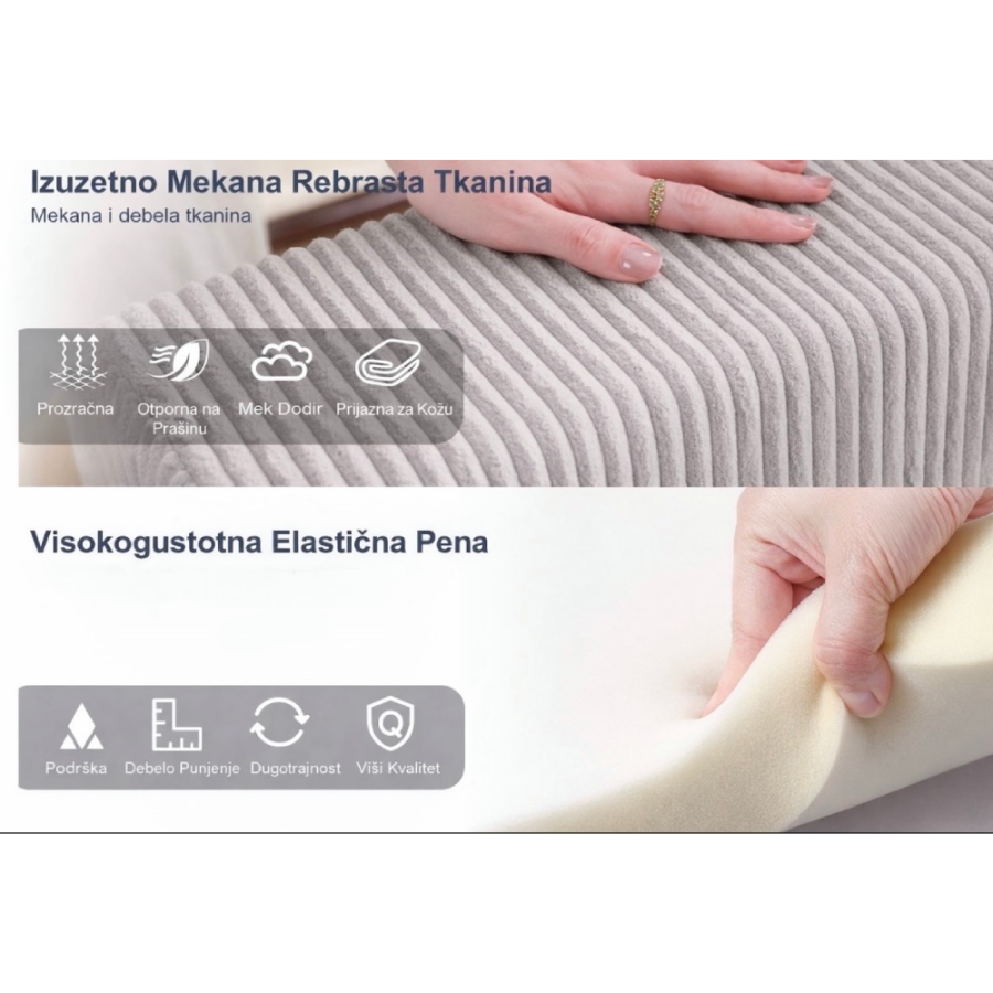 FOTELJA JOY 80X80CM NA RAZVLAČENJE 80X200CM