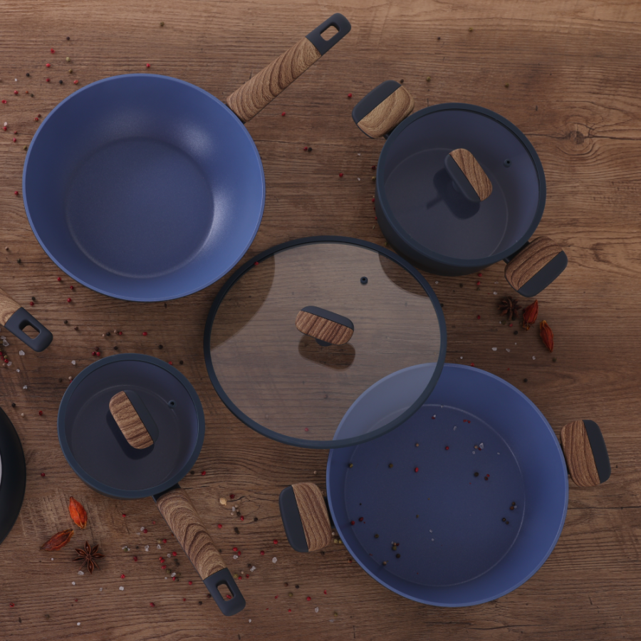 ŠERPA PLITKA 28 CM PH-5203-TCC STELLA BLUE