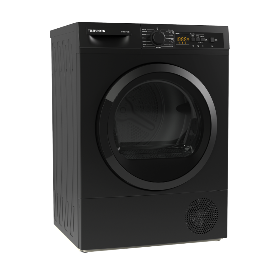 TELEFUNKEN SUŠILICA ZA VEŠ 8 KG TF08HP MB T. PUMPA MAT CRNA