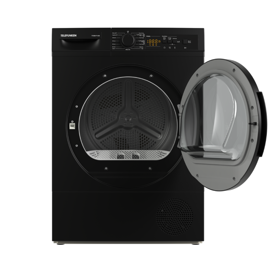 TELEFUNKEN SUŠILICA ZA VEŠ 8 KG TF08HP MB T. PUMPA MAT CRNA