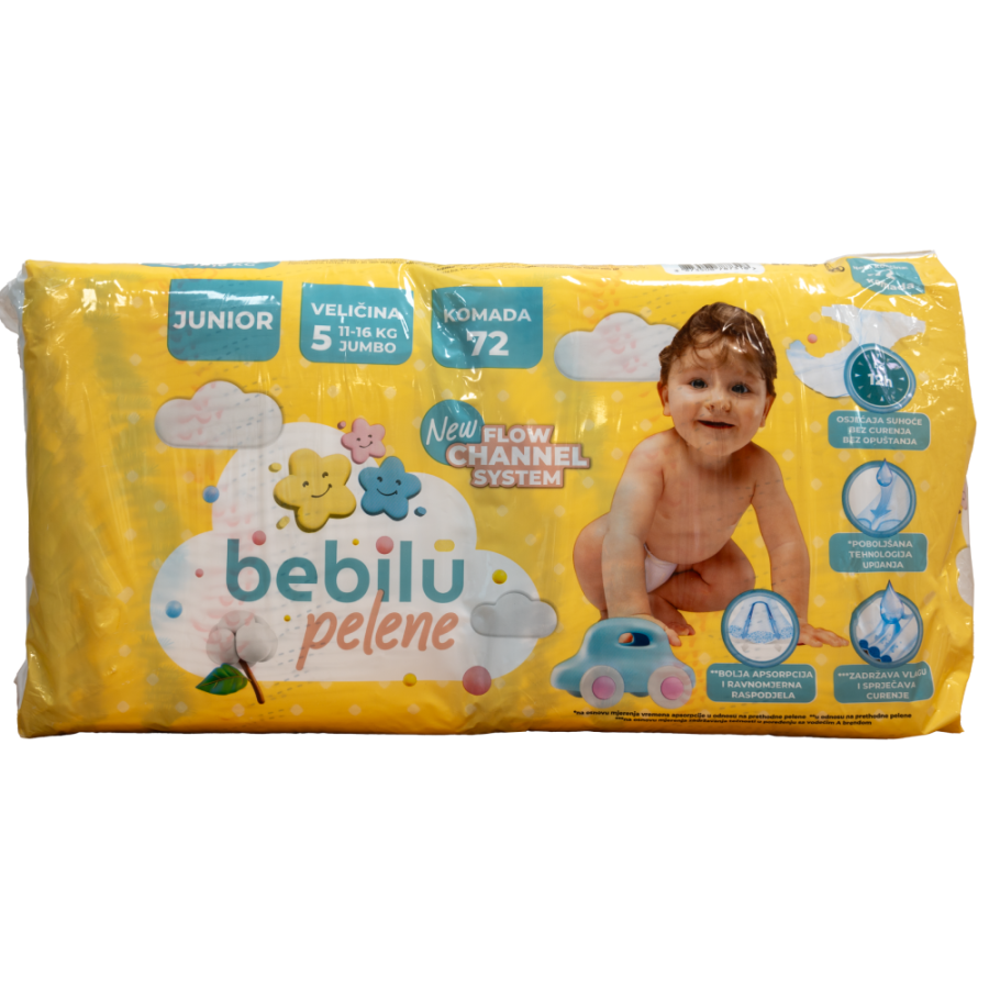 BEBILU PELENE 72 KOMADA 5 JUNIOR, 11–16 kg
