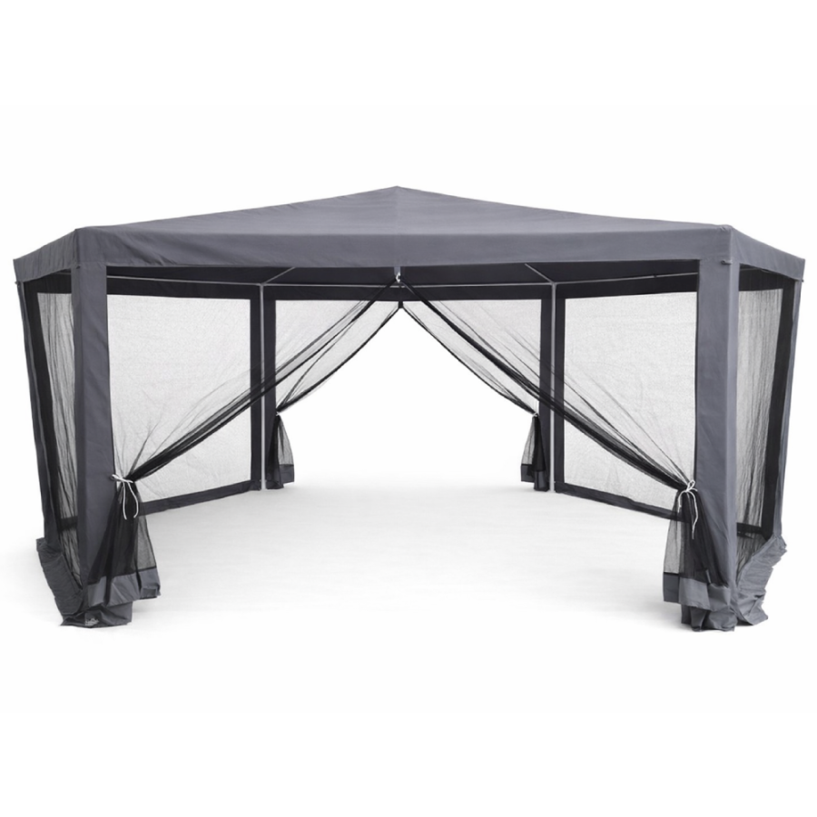 PAVILJON ZA VRT 200X200X200CM ANTRACIT