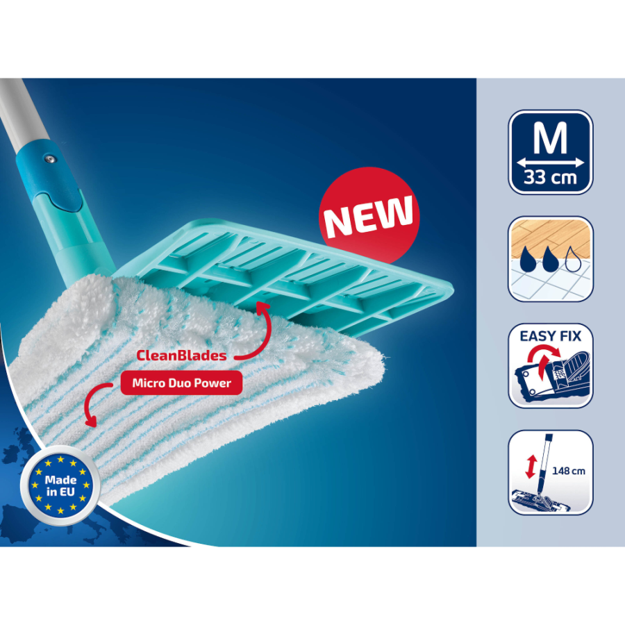 MOP BRISAČ PODA SA KANTOM LEIFHEIT POWER CLEAN