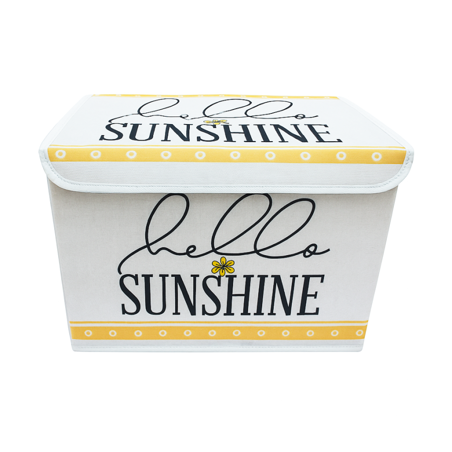 KUTIJA ZA ODLAGANJE 38X25X25CM YELLOW HELLO SUNSHINE