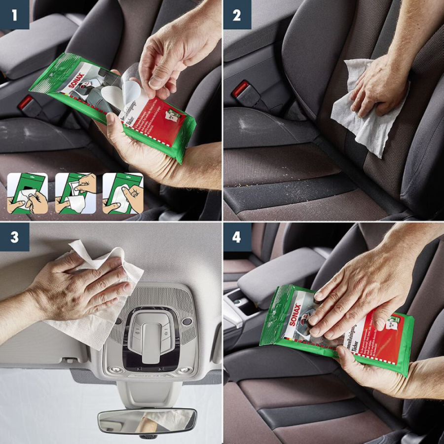 MARAMICE VLAŽNE ZA AUTO 10/1 UNUTRAŠNJOST SONAX