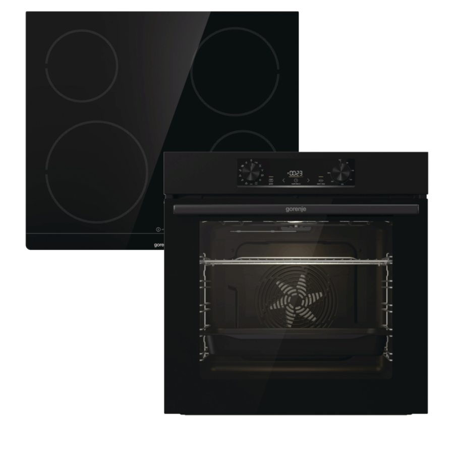 PEĆNICA I PLOČA UGRADBENA GORENJE BO6735E02BK/ECT641BSC AQUA/C JUMP SET