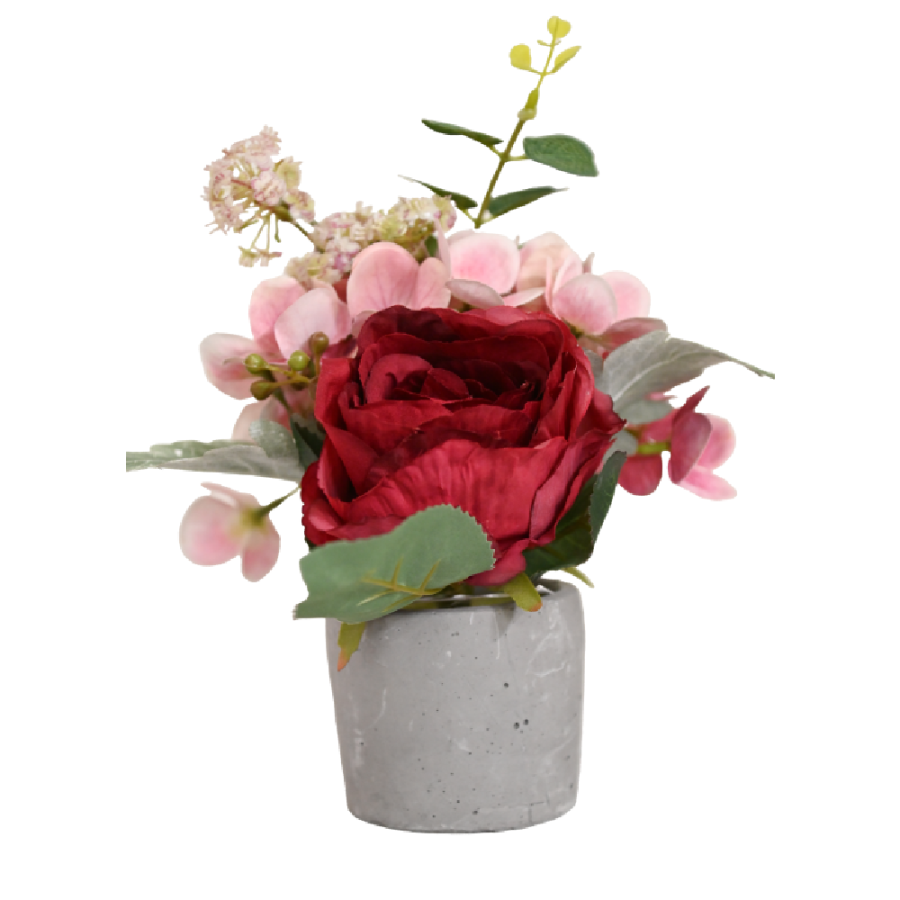 UMJETNO CVIJEĆE  U SAKSIJI FI7CM H-25CM