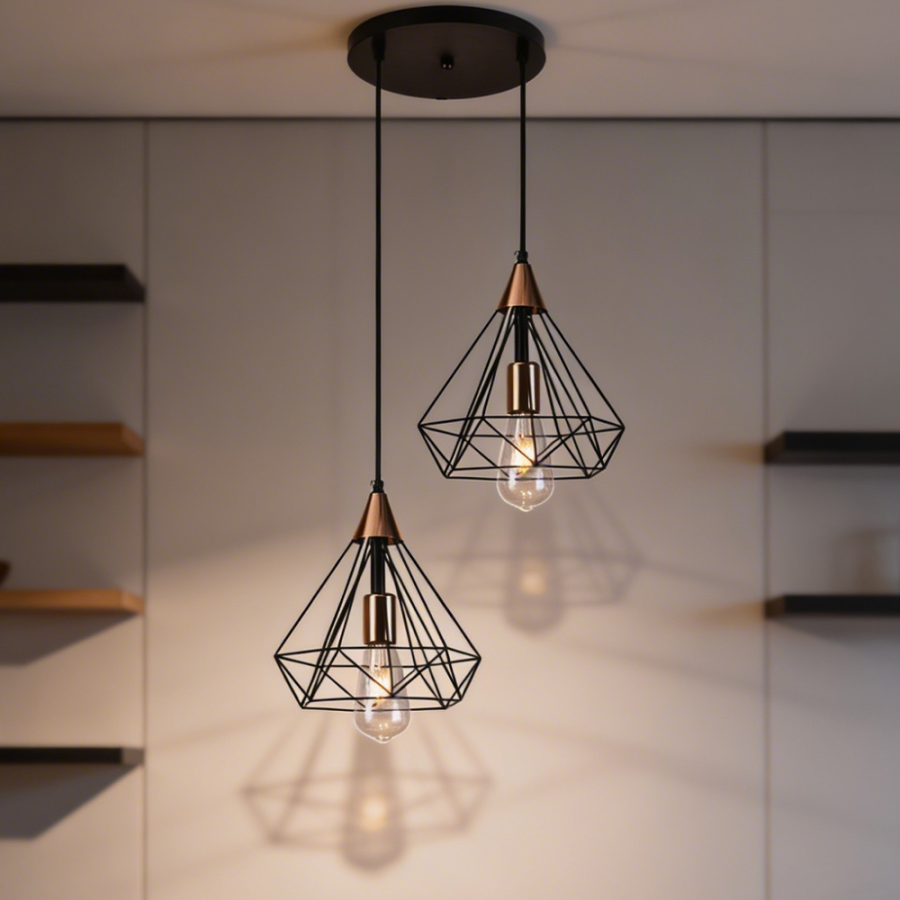 LUSTER 2/1 BAUMAN LUMIA LIGHT LM-4208-2P + SIJALICA