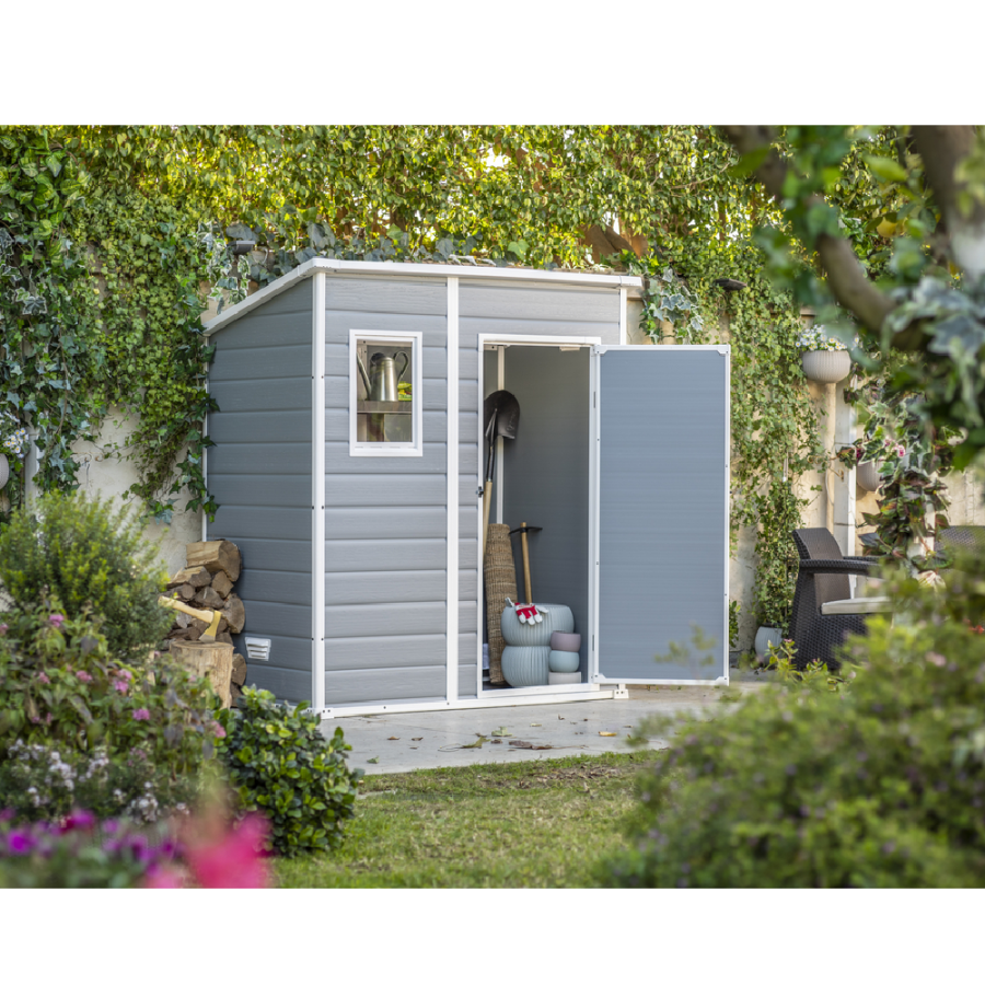 KETER KUĆICA ZA VRT 6X4 MANOR SIVO BIJELA