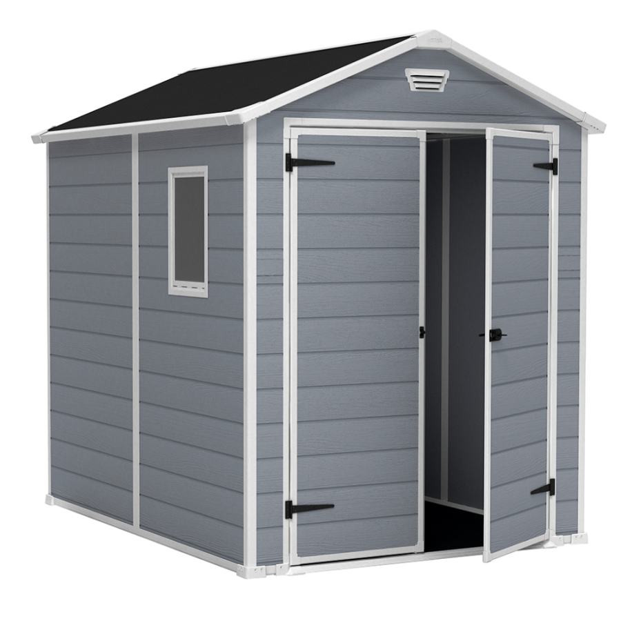 KETER KUĆICA ZA VRT MANOR SIVO BIJELA