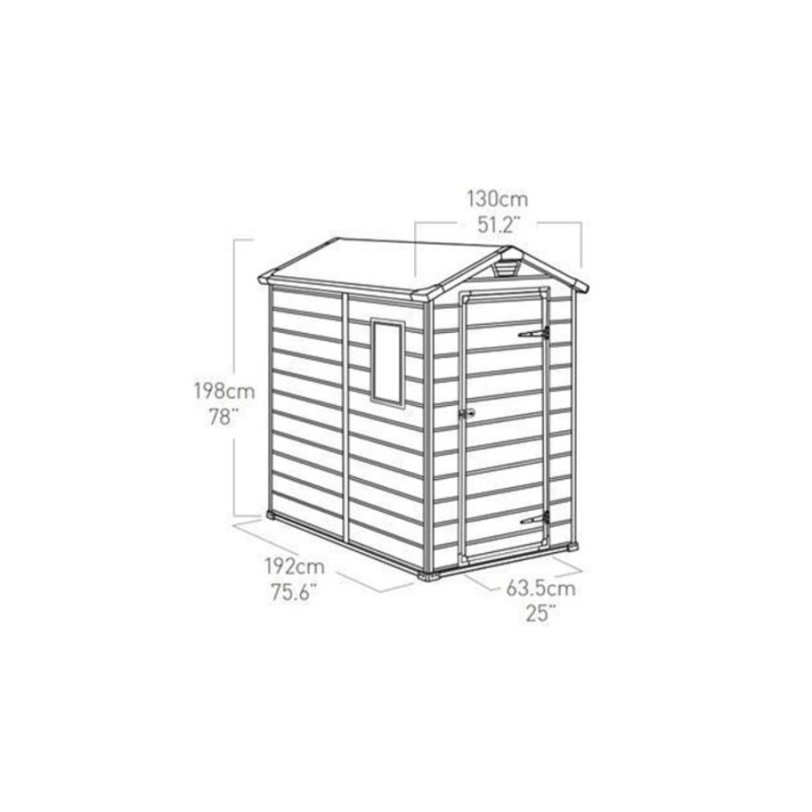 KETER KUĆICA ZA VRT MANOR  BEŽ