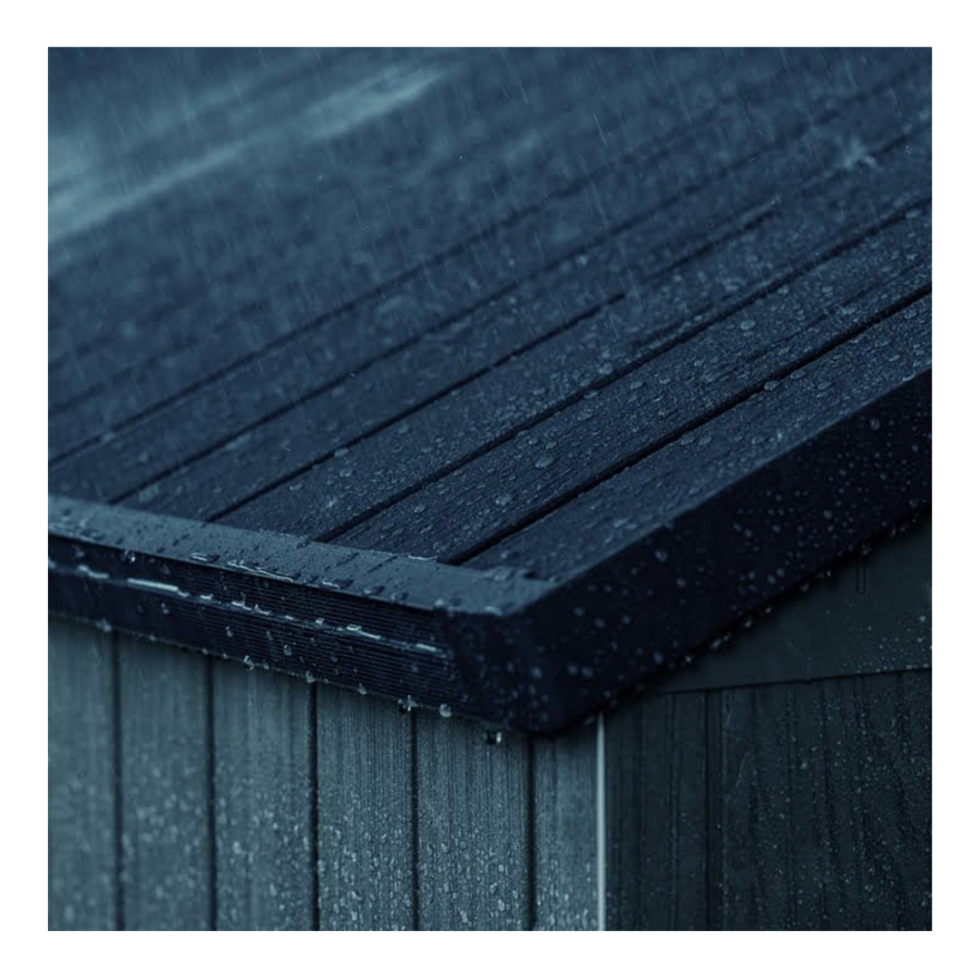 KETER KUĆICA ZA VRT DARWIN SIVA 3,46m2