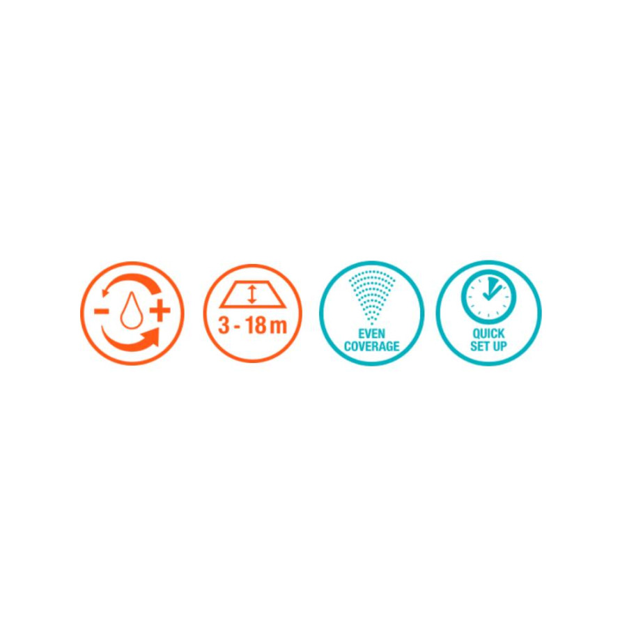 GARDENA RASPRŠIVAČ VODE ZA VRT AQUAZOOM M 250