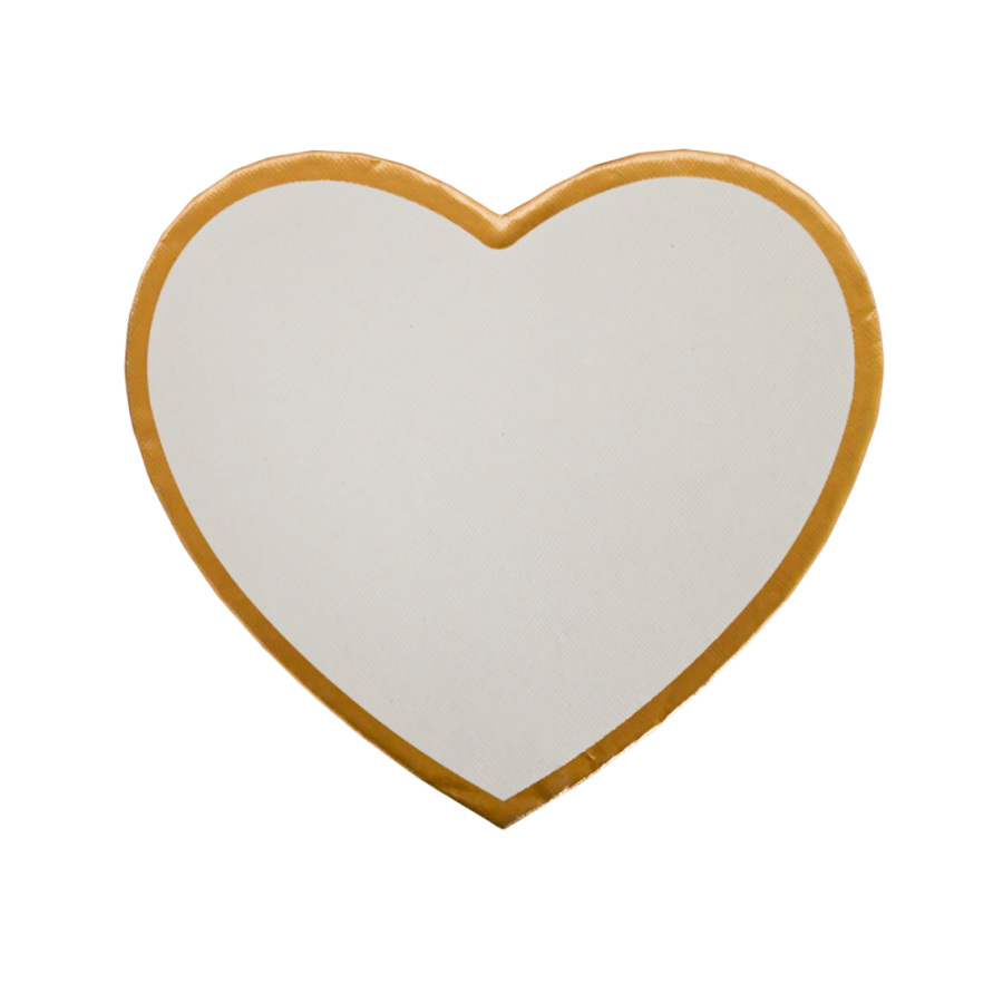 POKLON KUTIJA  16X14X6CM SRCE BIJELA