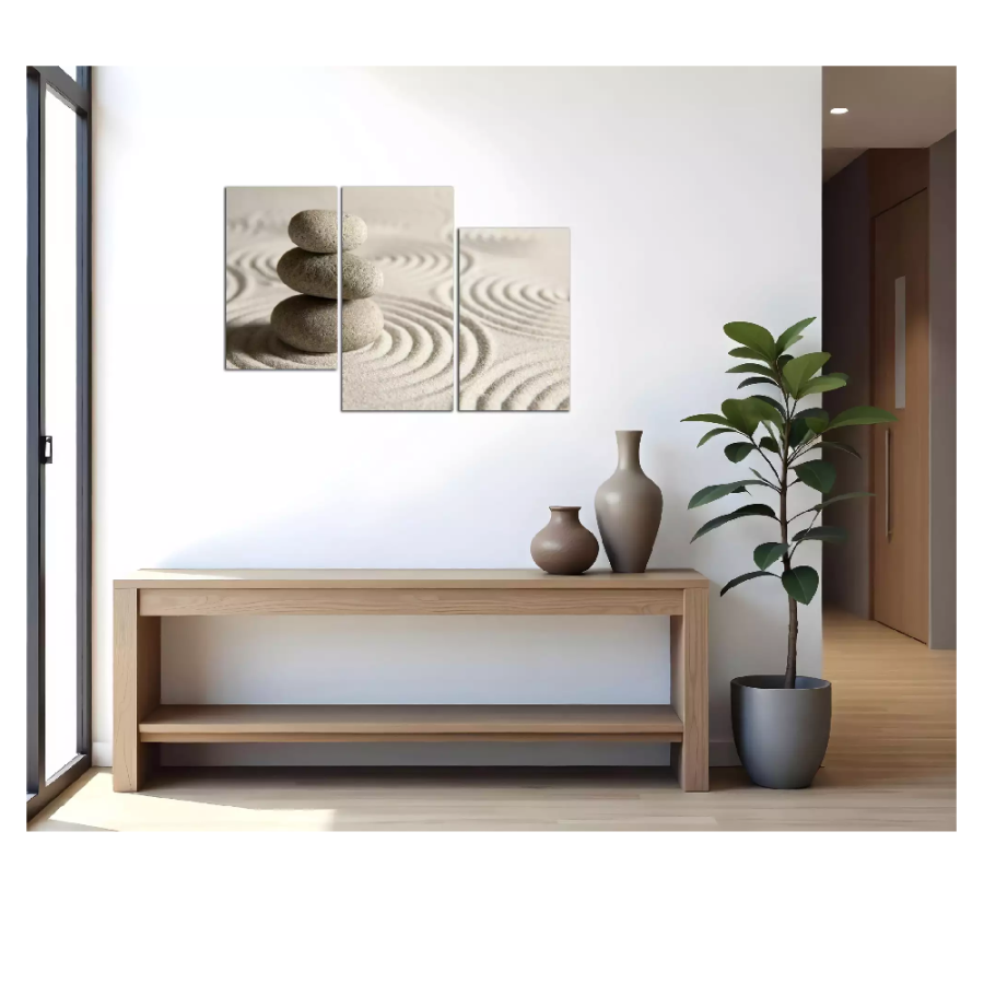 SLIKA SA OKVIROM 40X60CM PIJESAK