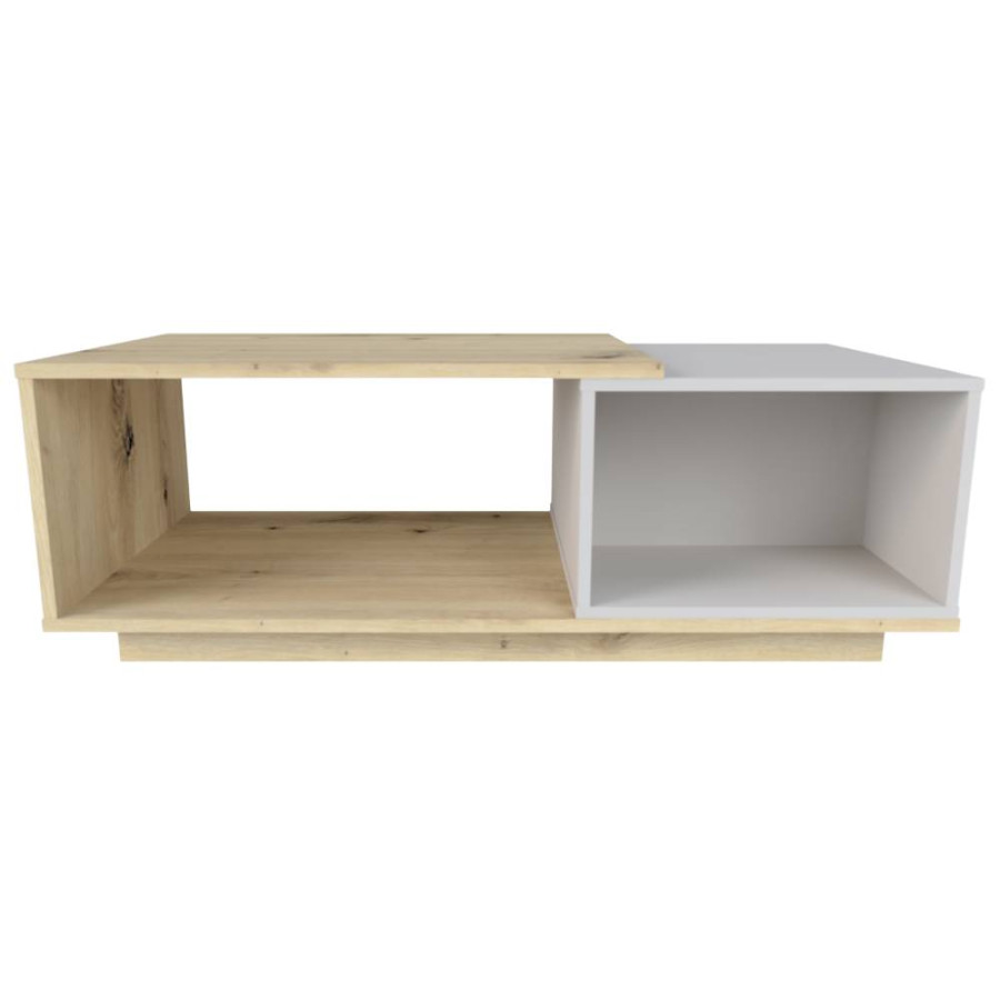 KLUB STO KUBA 120X60X42CM ARTISAN HRAST/CASHMERE