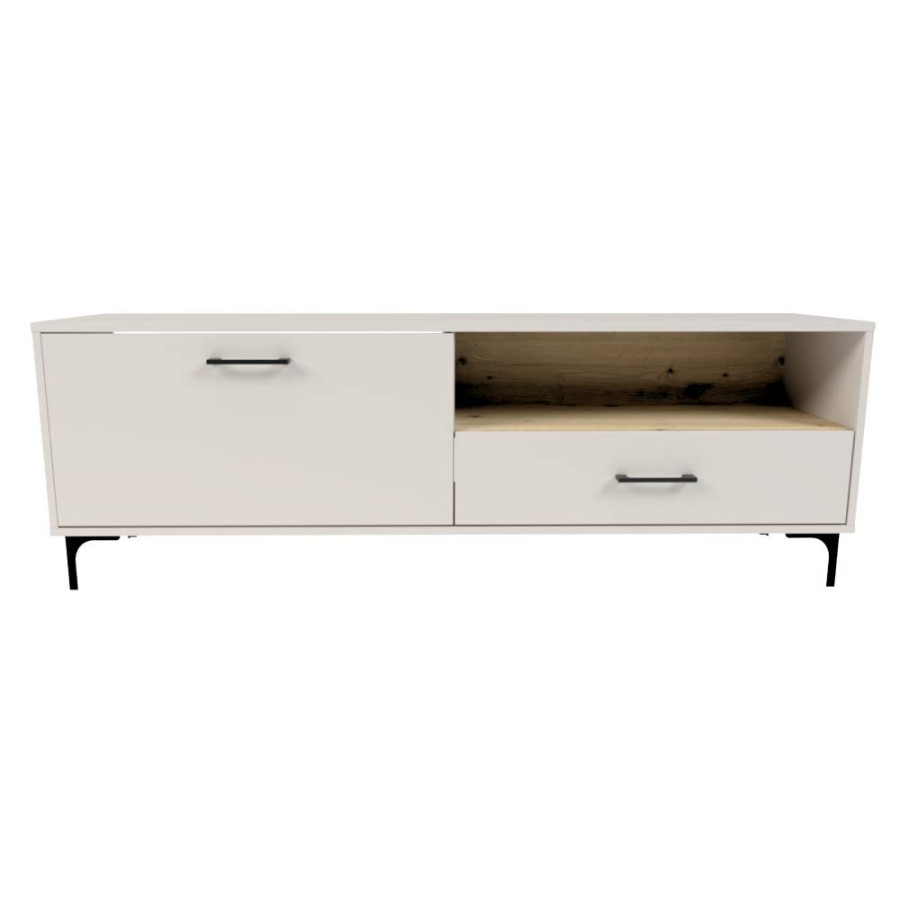 KOMODA LEGRA 1 160X41X55CM ARTISAN HRAST/CASHMERE
