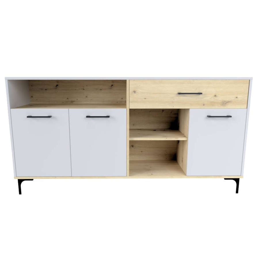 KOMODA LEGRA 2 160X41X83CM ARTISAN HRAST/CASHMERE
