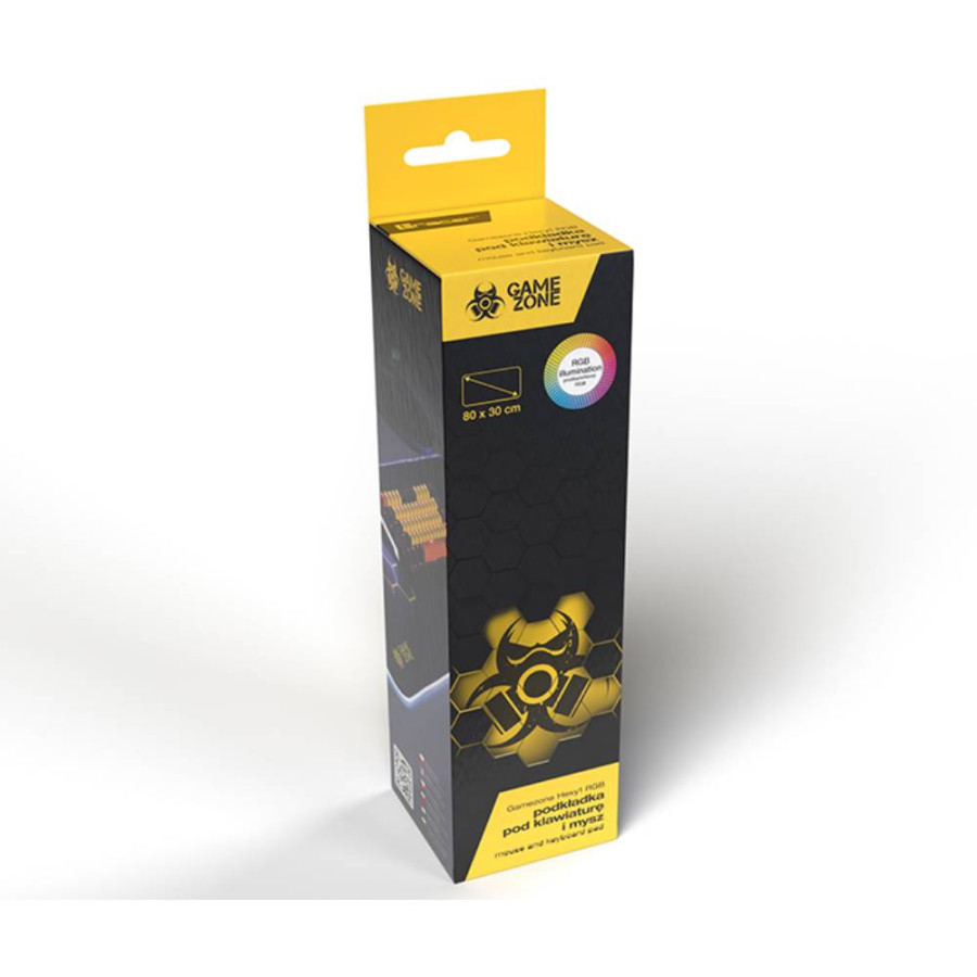 TRACER GAMEZONE PODLOGA ZA MIŠ HEXY1 RGB 80X30CM