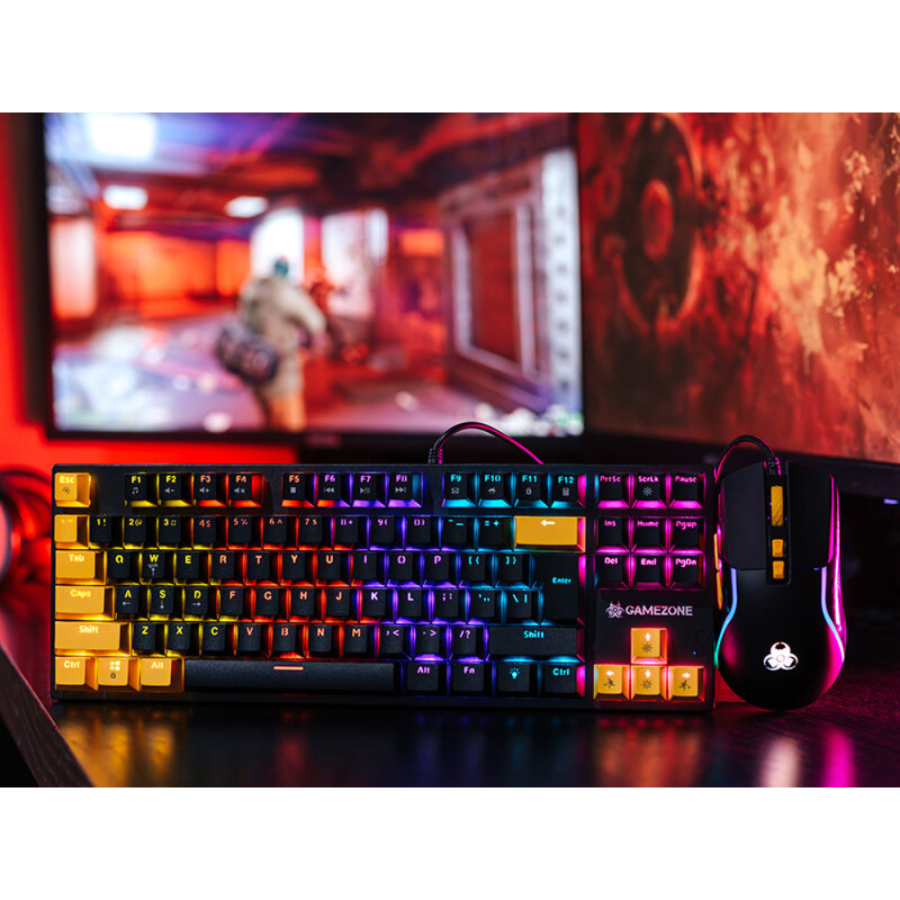 TRACER GAMEZONE HORNET87 TASTATURA I MIŠ USB GAMING MEHANIČKA RGB