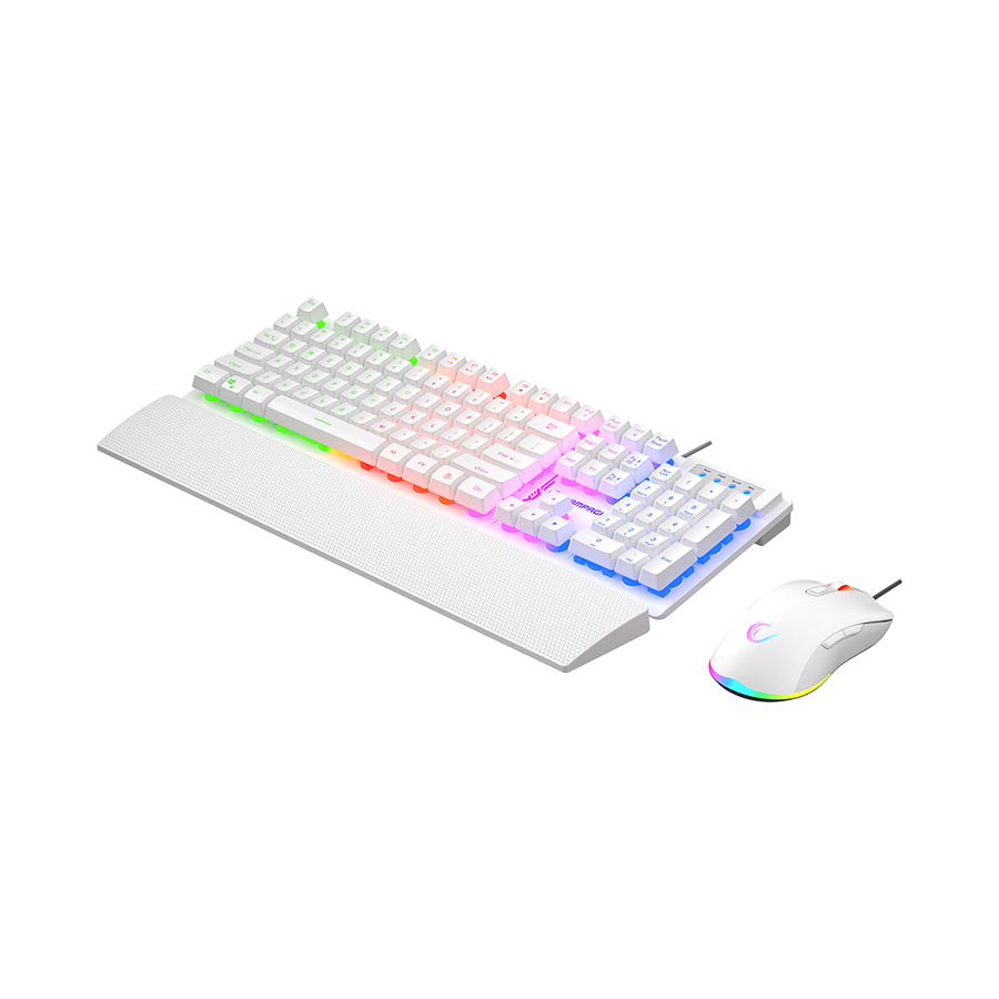 RAMPAGE TASTATURA I MIŠ GAMING KM-RX7 WHITE