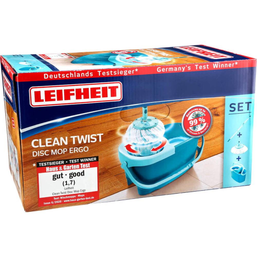 MOČO BRISAČ PODA SA KANTOM CLEAN TWIST