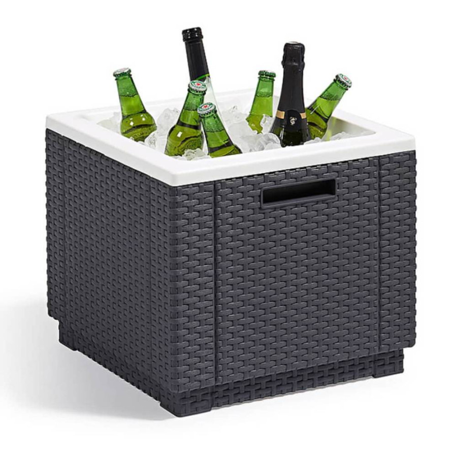 STO-FRIŽIDER ZA VRT 42X42X41 SIVI RATTAN KETER