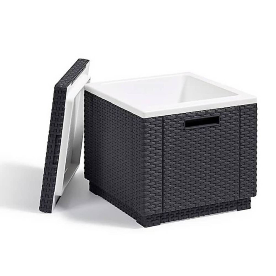 STO-FRIŽIDER ZA VRT 42X42X41 SIVI RATTAN KETER