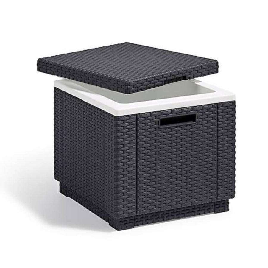 STO-FRIŽIDER ZA VRT 42X42X41 SIVI RATTAN KETER