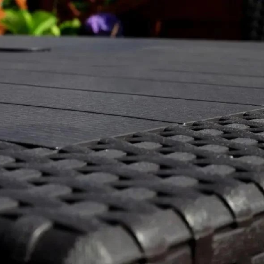 STO ZA VRT 95X95X74,5CM SIVI RATTAN QUARTER 255847 KETER WEB