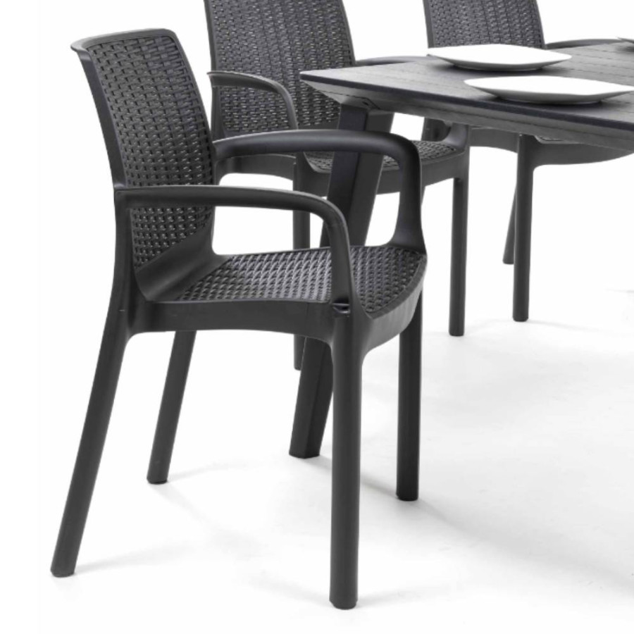 SIVA STOLICA ZA VRT 55X83X58,5CM RATTAN BALI MONO KETER